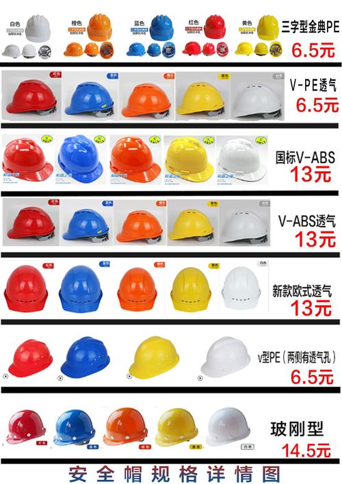 安全帽工地高强度abs工程安全帽工地施工领导劳保安全头盔透气